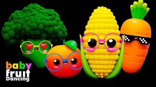 Baby Fruit Dancing - Everything is Better Now!🍫🥳 🎈 | Fun Baby Sensory Video with Nursery Rhymes