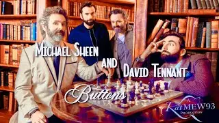 Michael Sheen and David Tennant {Buttons}