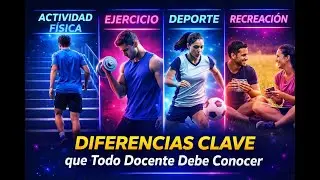 Actividad Física, Ejercicio, Deporte y Recreación | Diferencias CLAVE que Todo Docente Debe Conocer