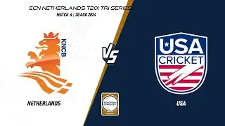Match 6 - NED vs USA | Highlights | ECN Netherlands Tri-Series, 2024 | 28 Aug 2024 | ECN24.065