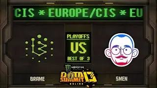 Brame vs 5men Game 1 - Monster Energy Dota Summit 13 EU/CIS: Groups w/ KillerPigeon & Pajkatt