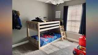 Max & Lily Solid Wood Twin Low Bunk Bed, Clay review