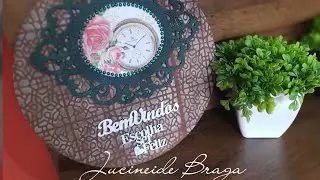Placa Bem Vindos em MDF - Aprenda de forma simples o Artesanato em MDF
