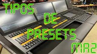 Tipos de Presets en grandMA2 - Global,Universal y Selective Basico