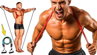 Full Body Resistance Band Workout At Home ( 6 EFFECTIVE EXERCISES )