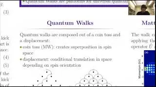 Quantum walk of a BEC in momentum space