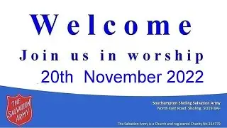 20th November 2022   Sholing Salvation Army