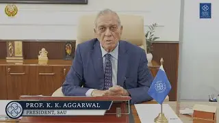 Message from the President of South Asian University: Glimpses of Campus, Faculty & Staff