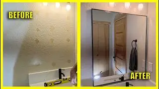 DIY Mirror Install | How to Measure & Center Mirrors the Right Way