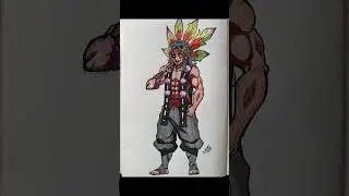 upper moon characters, speed drawing #demonslayer #anime #drawing #animeart #animedrawing #fyp #art