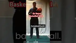 Basketball Swing A Classic Golf Swing Practice Drill!  #golfdrills #shorts