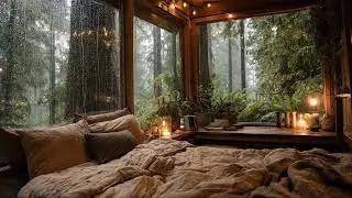 Cozy Cabin Jazz 🏡✨ | Night Background Music for Relax, Focus & Calm