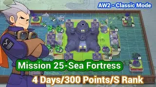 AW2 - Mission 25 - Sea Fortress Eagle - Classic Campaign | Advance War 1+2 Re-boot Camp