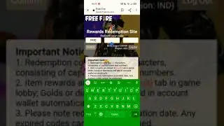 Free Fire Redeem Code | 18 October Redeem Code Free Fire | FF Redeem Code Today 18 October|