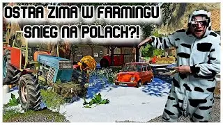 OSTRA ZIMA NA FARMIE MEJ - NA POLACH ŚNIEGU PO PACHY ALE URSUS DAJE RADE ?!