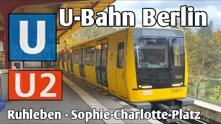 U-Bahn Berlin - Linie U2 - Ruhleben - Sophie-Charlotte-Platz | BVG 2023