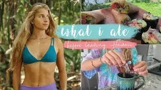 WHAT I ATE TODAY » before leaving Hawaii 😱