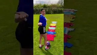 Football Jersey Challenge 😱 Which Team Wins?🥰#shorts
