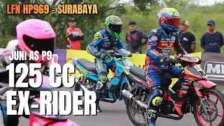 JUNI AS FINISH P9 2TAK 125CC LFN HP969 Road Race Championshop Final Surabaya 2025