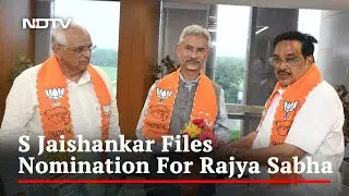 S Jaishankar Files Rajya Sabha Nomination From Gujarat