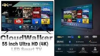 CloudWalker LED TV (55 inch) Ultra HD (4K) LED Smart TV.sk technical khadkaji