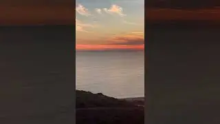 December sunset over Channel Islands and Point Mugu Weapons Range #805 #california #sunset