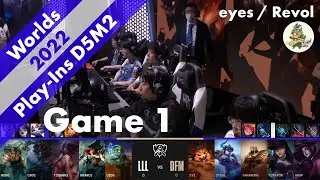 LLL(Robo オラフ) VS DFM(Yaharong アジール) Game 1 ハイライト - Worlds 2022 Play-In Stage by YAMA