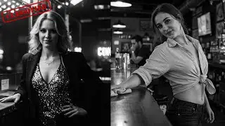 Whispers in Silk: Urban Nights of Vintage Women