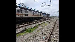 29 July, 2022, 12926 Paschim Superfast Express with BRC WAP-7 departs from Vapi towards Dahanu Road.