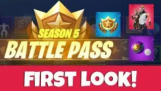 FIRST LOOK AT FORTNITE SEASON 5 BATTLE PASS!
