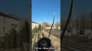 Slow motion archery50 m | Traditional bow