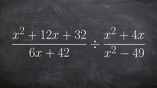 Dividing rational expressions