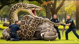 Brave Heroes Face GIANT SNAKE in EPIC Battle to Save Mother Elephant