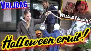 HALLOWEEN gaan we OPRUIMEN. Kapsalon eten bij BARAN. Er komen PRUIKEN binnen. WAAROM?  #3524