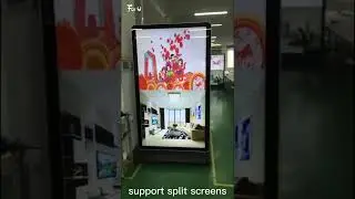 86 inch floor standing touch kiosk lcd digital signage advertising display