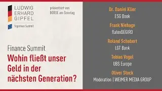 Wohin flie&szlig;t unser Geld in der n&auml;chsten Generation? Nachhaltiges Wirtschaften in st&uuml;rmischen Zeiten