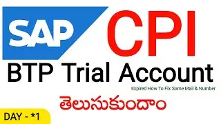 How to Backup & Restore SAP CPI Trial Account | Extend Validity with Same Email | Step-by-Step Guide