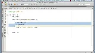 041 The other loop utility continue keyword