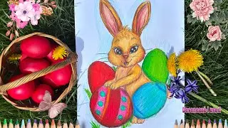 Cum să Desenezi Iepurașul de Paște:Tutorial Pas cu Pas🐰🎨