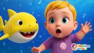 Piosenka Baby Shark Doo Doo | Rymowanki i piosenki dla dzieci | KidZone Kingdom