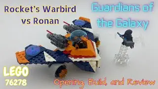 LEGO 76278, Rockets Warbird VS Ronan. Opening Build and Review.