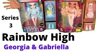 New Rainbow High Series 3 // Georgia & Gabriella Unboxing & Review // Bloom /💜/ Icely