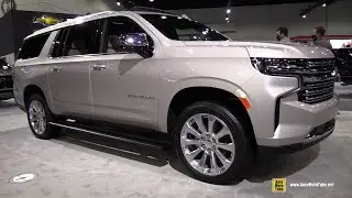 2022 Chevrolet Suburban Premier - Exterior Interior Walkaround - 2021 LA Auto Show