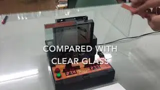 The heat blocking difference of with and without window film