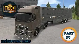 Truck Simulator Ultimate. Part#6. Livestock Load. Nice Views.