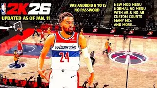 NBA 2K26 ANDROID NEW WIZARD TRAE YOUNG IN A NEW CUSTOM COURT WITH A DARK CROWD GAMEPLAY V98 UPDATED