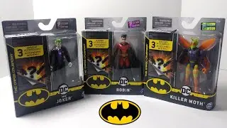 4-дюймовые фигурки Робина, Мотылька-убийцы и Джокера! | Игрушки DC от Spin Master
