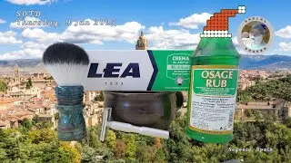 SOTD s382L | Poem Reading | LEA Shave Cream | Billy Goat 