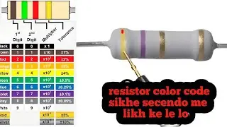 4.7 ohm resistor color code //47k ohm resistor