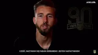 Fabian Serrarens striker transfer Arka Gdynia